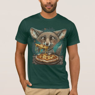 Funny coyote eating pizza T-Shirt