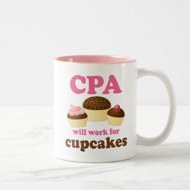 Funny CPA Certified Public Accountant Two-Tone Coffee Mug (Right)