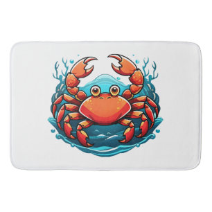 funny-crab bath mat