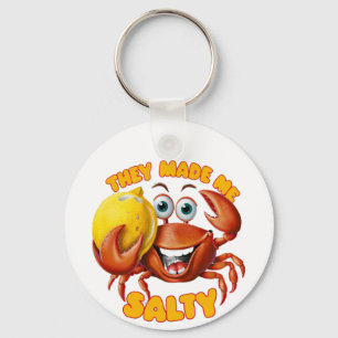 Funny Crab Key Ring