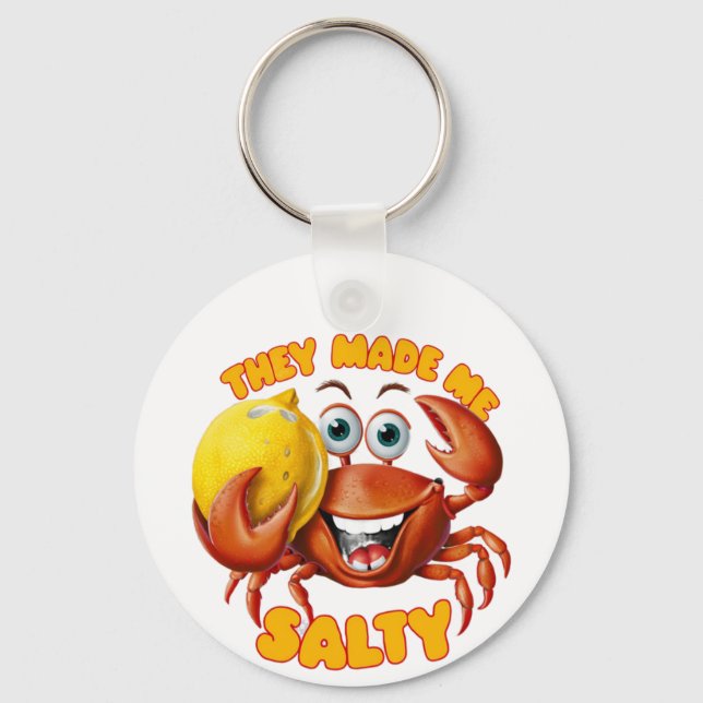 Funny Crab Key Ring (Front)