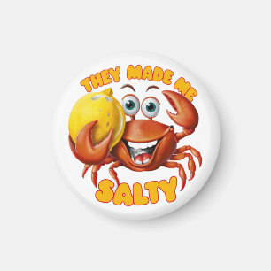 Funny Crab Magnet