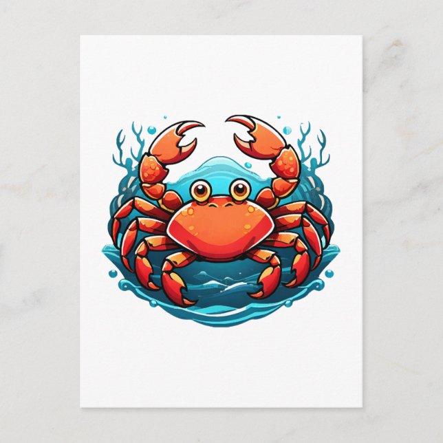 funny-crab postcard (Front)