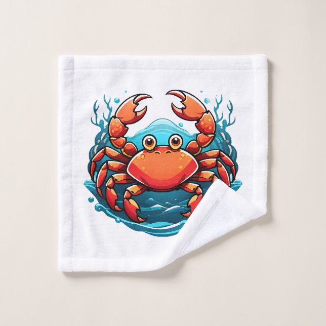 funny-crab wash cloth (Wash Cloth)