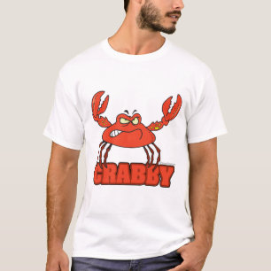 funny crabby red crab with an attitude T-Shirt