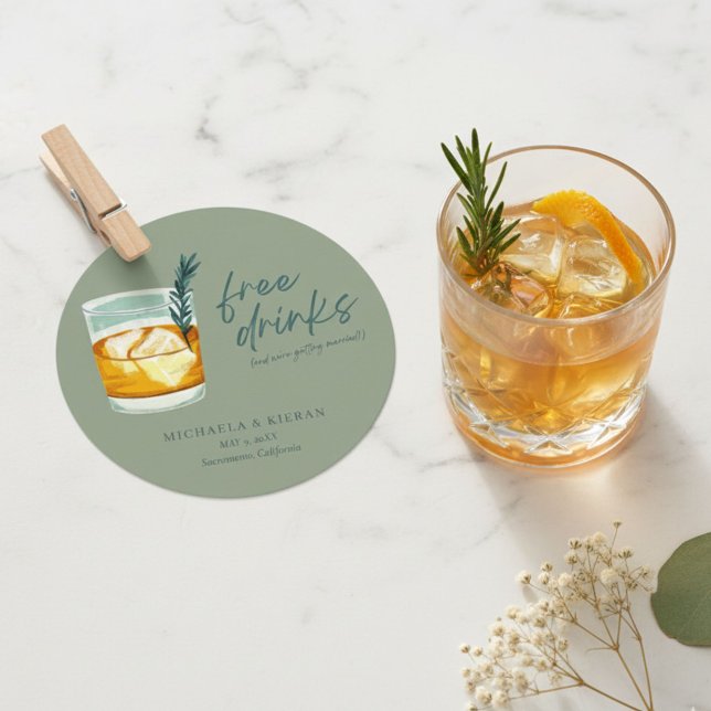 Funny Craft Cocktail Wedding Save The Date (Funny Craft Cocktail Wedding Save The Date)