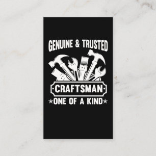 Funny Craftsman Best Dad Funny Handyman Business Card