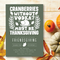 Funny Cranberries Without Volka Friendsgiving