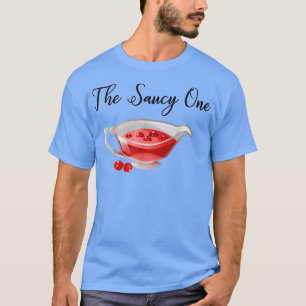 Funny Cranberry Sauce Vintage Fall Season Thanksgi T-Shirt