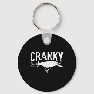 Funny Cranky - Crankbait Fishing Lure Humour Fishe Key Ring
