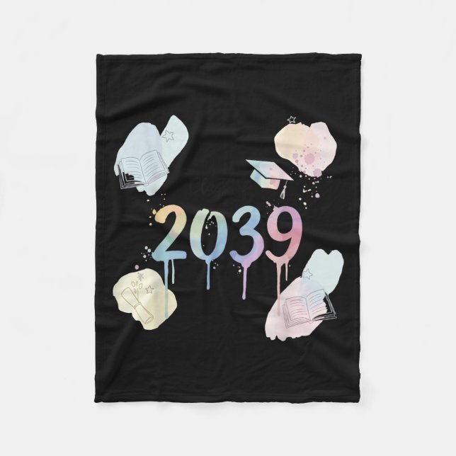 Funny Crater Generation Cl Of 20&#  Grow With Me  Fleece Blanket (Front)