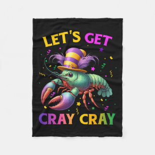 Funny Crawfish Costume Kids Toddler Boys Mens Mard Fleece Blanket
