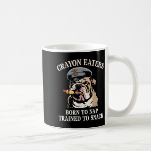 Funny Crayon Eaters Born to Nap Snack Team Coffee Mug
