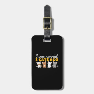 Funny Crazy Cat Lady Kitty and Kitten Lover Luggage Tag