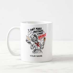 Funny Crazy Chef – Personalised Cooking Humour Coffee Mug