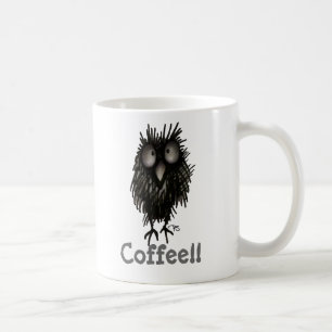 Funny Crazy Cute Coffee Paul Stickland Owl Coffee Mug
