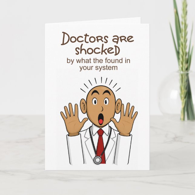 Funny crazy get well card (Front)