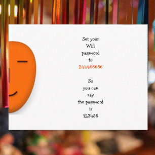 Funny Creative Wifi Password Idea Quote Joke Humou Postcard