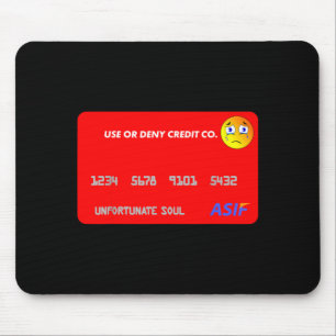 Funny Credit Card Halloween Costume - Used or Mouse Mat