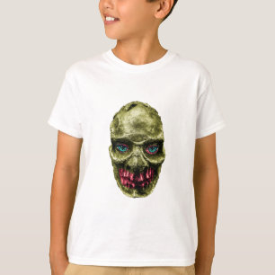Funny creepy mask print T-Shirt