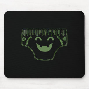 Funny Creepy Pair Of Underwear Face Costume Mouse Mat