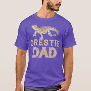 Funny Crestie Gecko Dad Pet T-Shirt