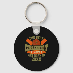Funny Cricket Birthday Birth Day Name T Shirt  Key Ring