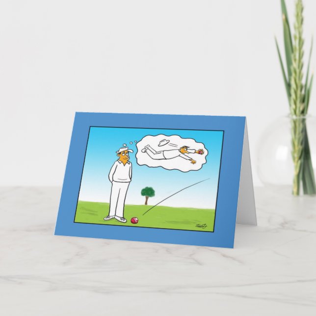 Funny Cricket Birthday Card (Front)
