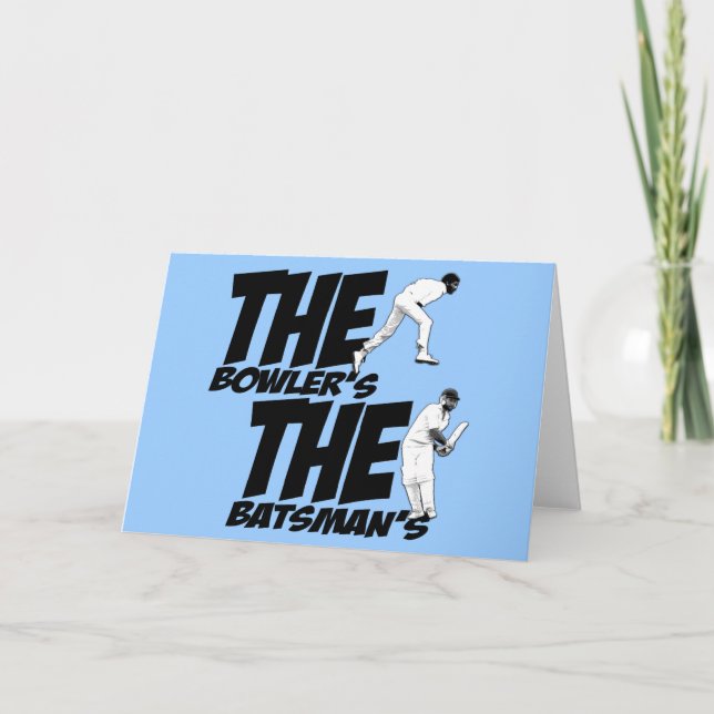 Funny cricket card (Front)