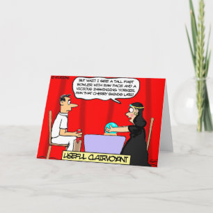 Funny Cricket Cartoon Card