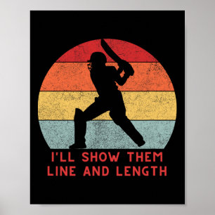 Funny Cricket Gifts Apparel England Inda Pakistan Poster