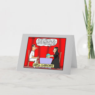 Funny Cricket Greeting Card- Useful Clairvoyants Card