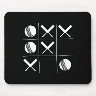 Funny Cricket Joke – Noughts And Crosses Tic-tac-t Mouse Mat