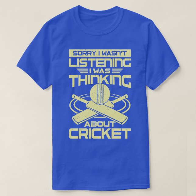 Funny Cricket Player Gift  T-Shirt (Design Front)