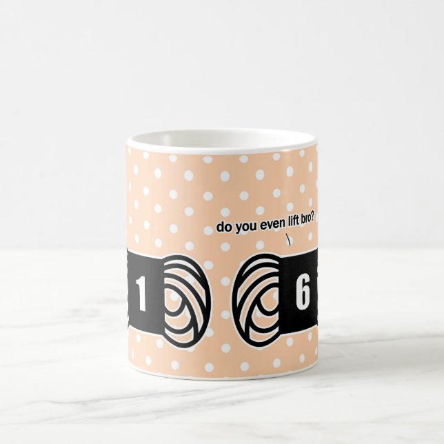 funny crochet knit humour knitting yarn bulky gym coffee mug (Center)