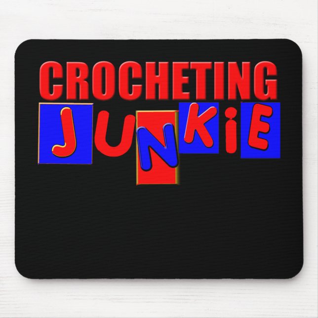 Funny Crocheting Mouse Mat (Front)