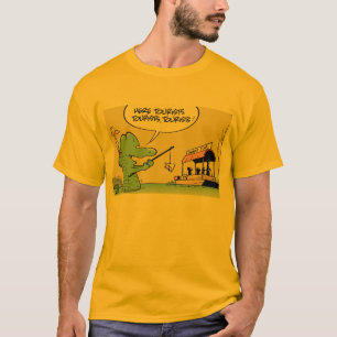 Funny Crocodile Cartoon Shirt