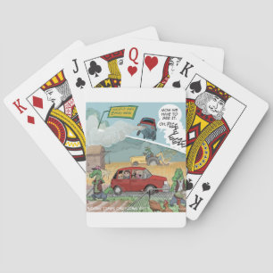 Funny Crocodile Farm Playing Cards