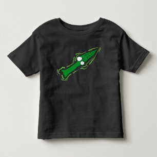 funny crocodile top view cartoon