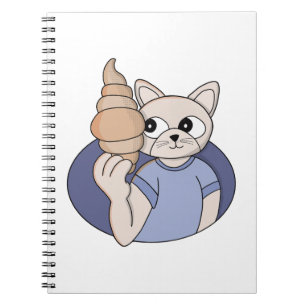 Funny Croissant Cat Notebook