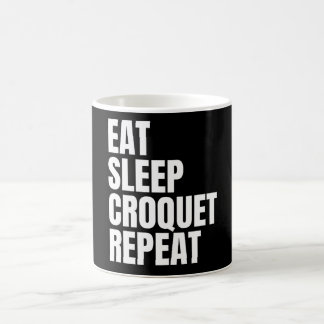 funny croquet coffee mug