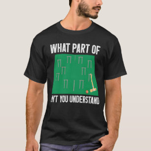 Funny Croquet Game family T-Shirt