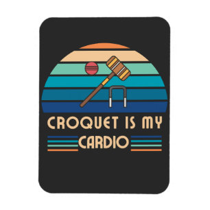 funny croquet magnet