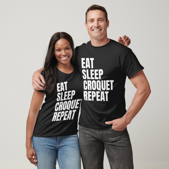 funny croquet T-Shirt (Unisex)