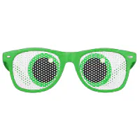 Funny Cross Eyed Frog Eyes Retro Sunglasses