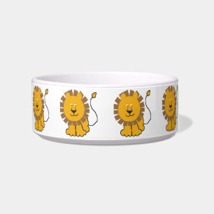Funny cross-stitch cartoon Lion Bowl