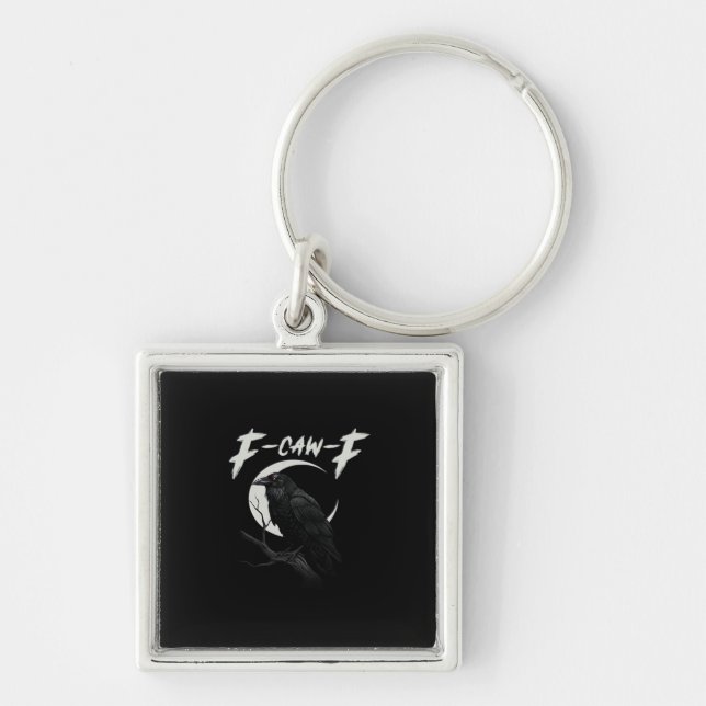 Funny Crow Essential Creative Casual Key Ring (Front)