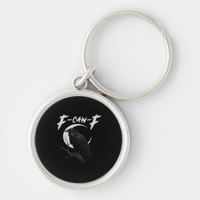 Funny Crow Essential Creative Casual Key Ring (Front)