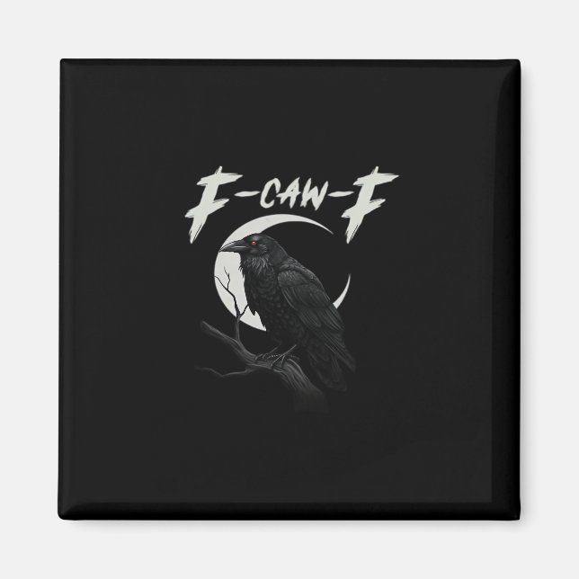 Funny Crow Essential Creative Casual Magnet (Front)