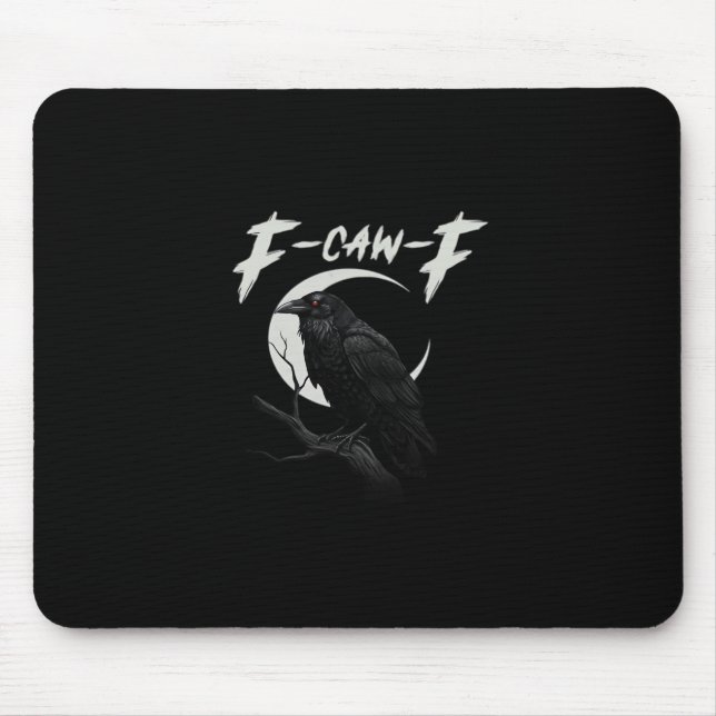 Funny Crow Essential Creative Casual Mouse Mat (Front)